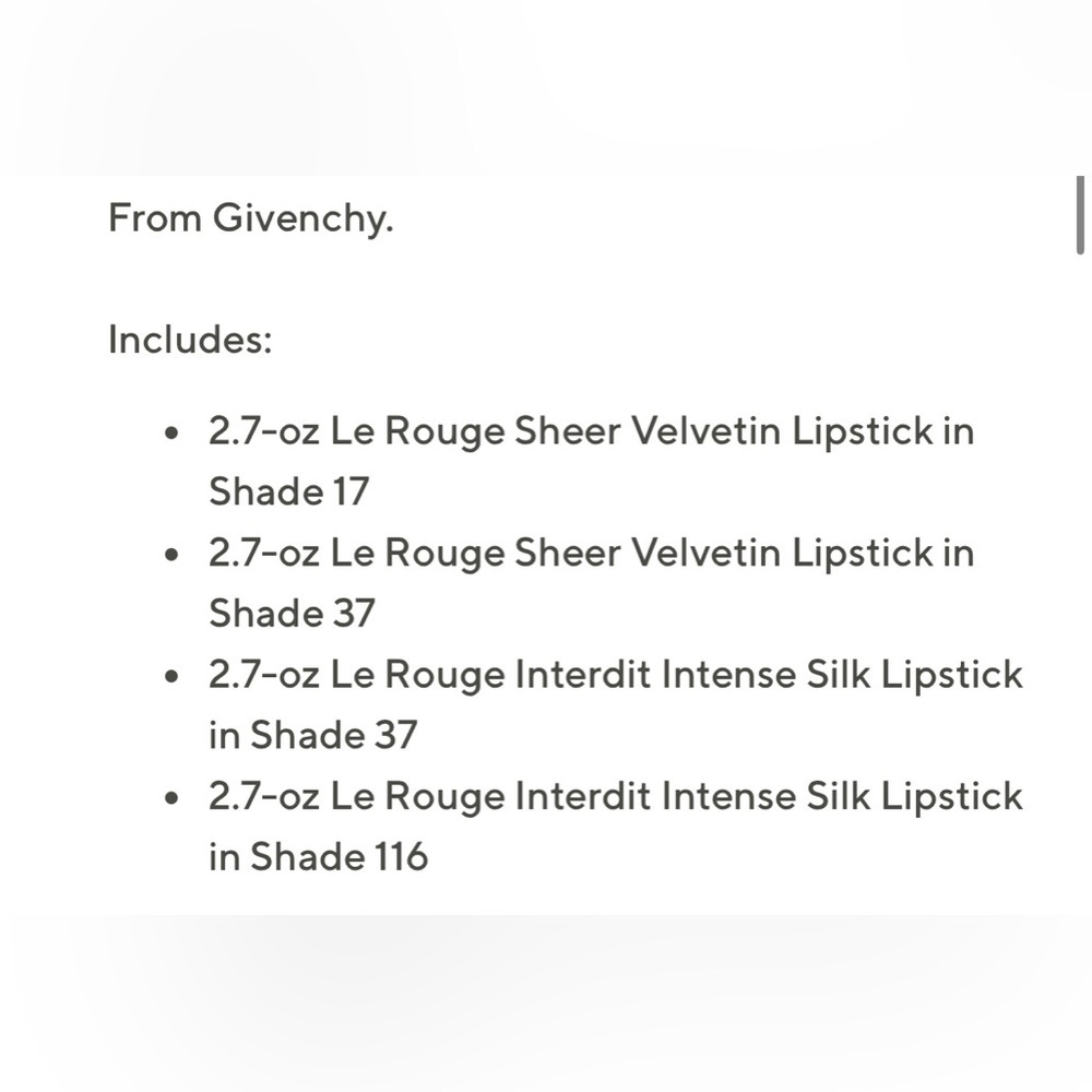 💋 Givenchy Le Rouge Mini Couture Lipstick Collection - RARE FIND - Picture 9 of 10